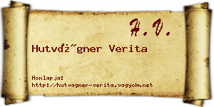 Hutvágner Verita névjegykártya